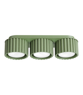 Aura Surface Mounted Downlight Sage 3x GX53-1