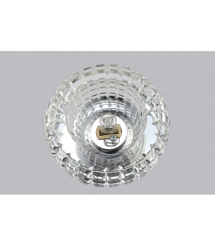 Round Recessed Downlight G9 Cube Pattern Polished Chrome, Crystal - 4