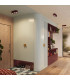 Aura Surface Mounted Downlight Burgundy 3x GX53-10