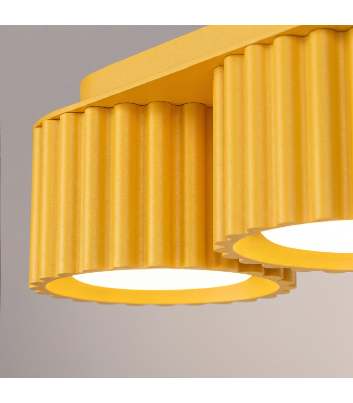 Aura Surface Mounted Downlight Yellow 3x GX53-4