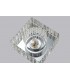 Square Recessed Downlight G9 Cube Pattern Polished Chrome, Crystal - 4