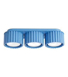 Aura Surface Mounted Downlight Blue 3x GX53-1