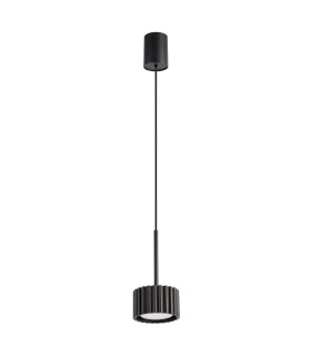 Aura Slim Pendant Ceiling Light Black 1x GX53-1