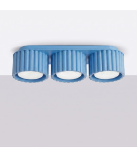 Aura Surface Mounted Downlight Blue 3x GX53-2