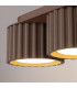 Aura Surface Mounted Downlight Brown 3x GX53-4