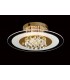 Flush Round 4 Light French Gold, Glass, Crystal - 2