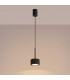 Aura Slim Pendant Ceiling Light Black 1x GX53-3