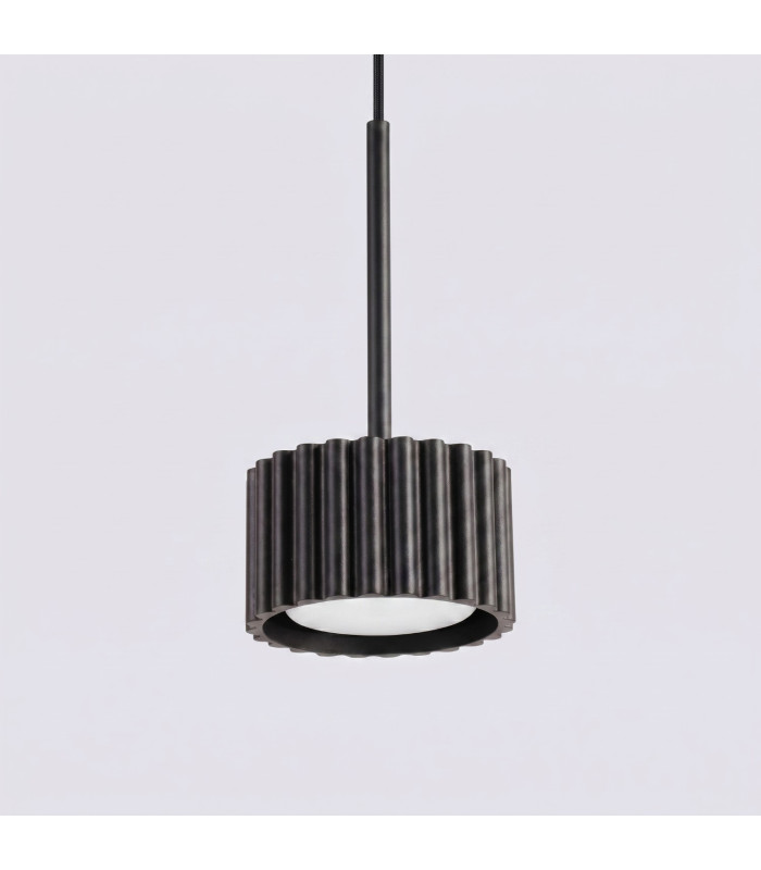 Aura Slim Pendant Ceiling Light Black 1x GX53-4