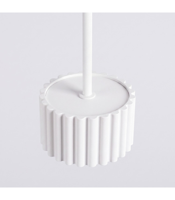 Aura Slim Pendant Ceiling Light White 1x GX53-6
