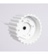 Aura Slim Pendant Ceiling Light White 1x GX53-7