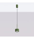 Aura Slim Pendant Ceiling Light Olive Green 1x GX53-2