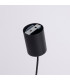 Aura Slim Pendant Ceiling Light Black 1x GX53-8