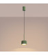 Aura Slim Pendant Ceiling Light Olive Green 1x GX53-3