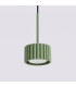 Aura Slim Pendant Ceiling Light Olive Green 1x GX53-4