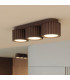 Aura Surface Mounted Downlight Brown 3x GX53-11