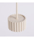 Aura Slim Pendant Ceiling Light Beige 1x GX53-6