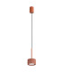 Aura Slim Pendant Ceiling Light Red Ochre 1x GX53-1