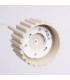 Aura Slim Pendant Ceiling Light Beige 1x GX53-7