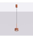 Aura Slim Pendant Ceiling Light Red Ochre 1x GX53-2