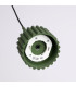 Aura Slim Pendant Ceiling Light Olive Green 1x GX53-7