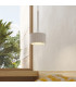 Aura Slim Pendant Ceiling Light White 1x GX53-13