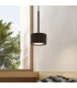Aura Slim Pendant Ceiling Light Black 1x GX53-13