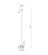 Aura Slim Pendant Ceiling Light Olive Green 1x GX53-9