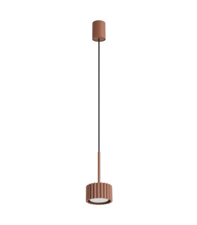 Aura Slim Pendant Ceiling Light Mocca 1x GX53-1
