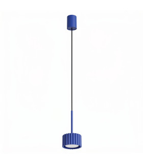 Aura Slim Pendant Ceiling Light Ultramarine 1x GX53-1