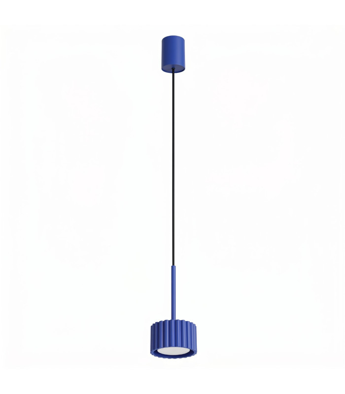 Aura Slim Pendant Ceiling Light Ultramarine 1x GX53-1