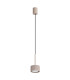 Aura Slim Pendant Ceiling Light Taupe 1x GX53-1