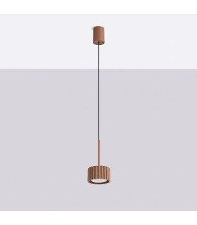 Aura Slim Pendant Ceiling Light Mocca 1x GX53-2