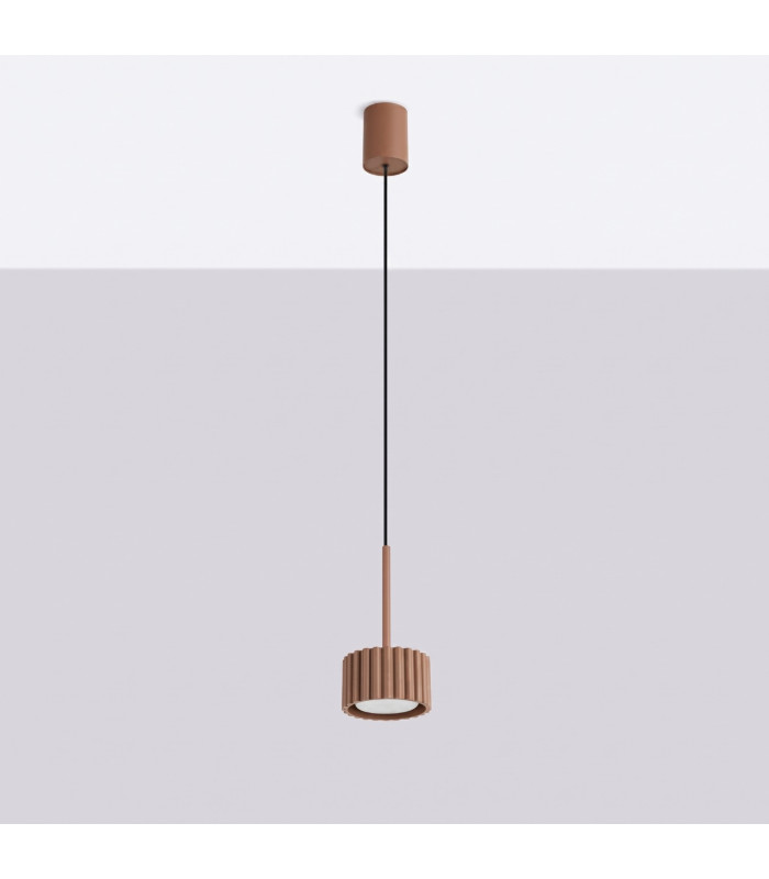 Aura Slim Pendant Ceiling Light Mocca 1x GX53-2