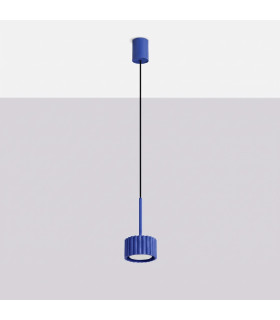 Aura Slim Pendant Ceiling Light Ultramarine 1x GX53-2