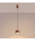 Aura Slim Pendant Ceiling Light Mocca 1x GX53-3