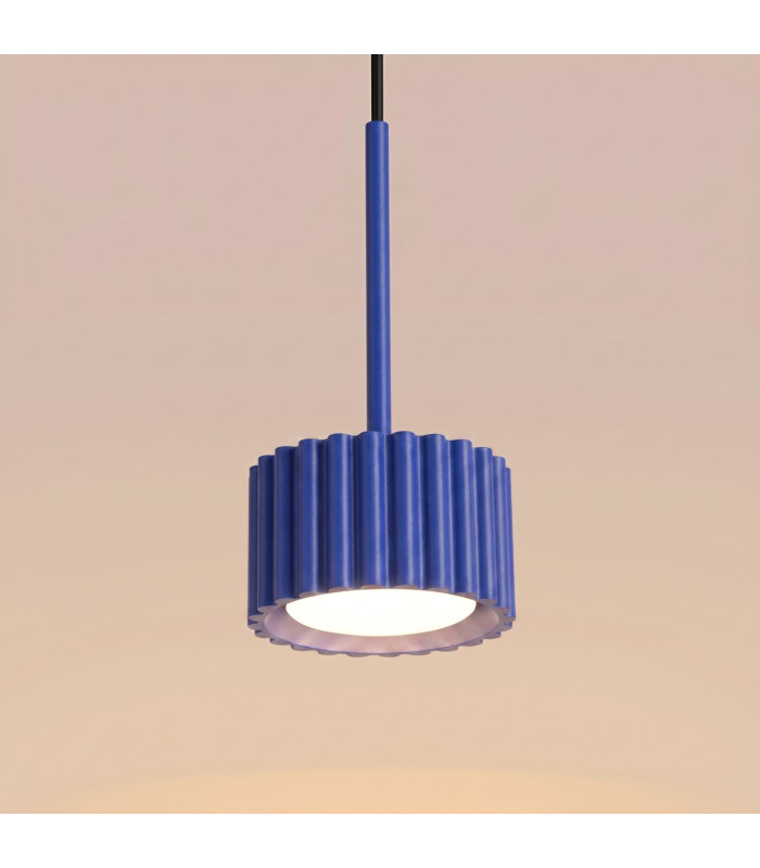 Aura Slim Pendant Ceiling Light Ultramarine 1x GX53-5