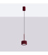 Aura Slim Pendant Ceiling Light Burgundy 1x GX53-2