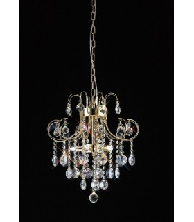 Ceiling Pendant 5 Light French Gold, Crystal - 2
