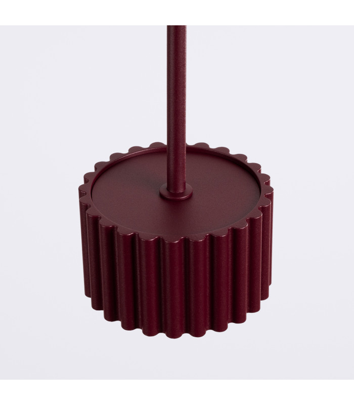 Aura Slim Pendant Ceiling Light Burgundy 1x GX53-5