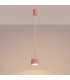 Aura Slim Pendant Ceiling Light Peach 1x GX53-3