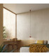Aura Slim Pendant Ceiling Light Mocca 1x GX53-12