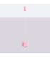Aura Slim Pendant Ceiling Light Pink 1x GX53-2