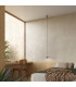 Aura Slim Pendant Ceiling Light Taupe 1x GX53-12