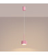 Aura Slim Pendant Ceiling Light Pink 1x GX53-3