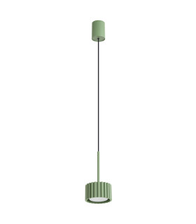 Aura Slim Pendant Ceiling Light Sage 1x GX53-1