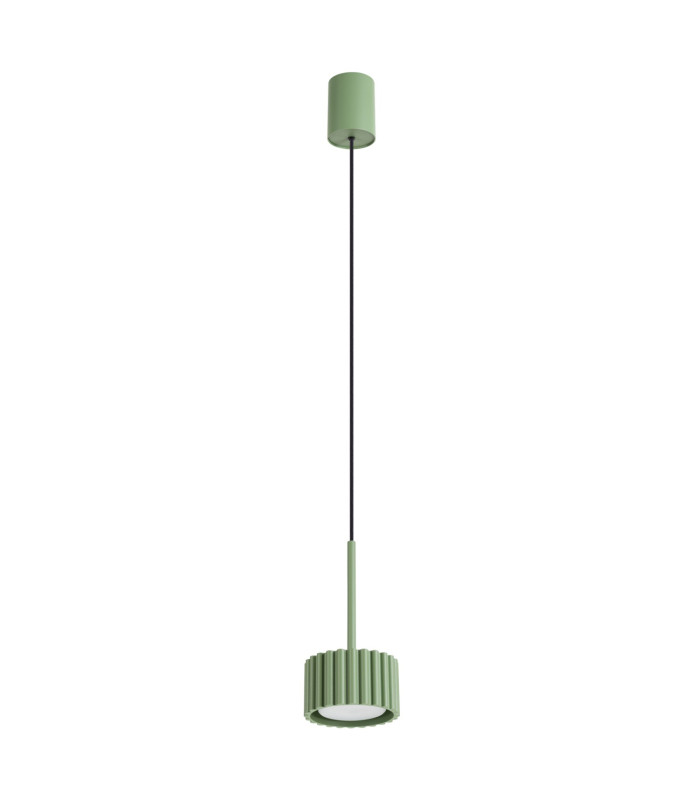 Aura Slim Pendant Ceiling Light Sage 1x GX53-1