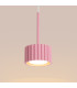 Aura Slim Pendant Ceiling Light Pink 1x GX53-5