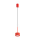 Aura Slim Pendant Ceiling Light Red 1x GX53-1