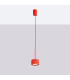Aura Slim Pendant Ceiling Light Red 1x GX53-2