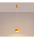 Aura Slim Pendant Ceiling Light Yellow 1x GX53-3